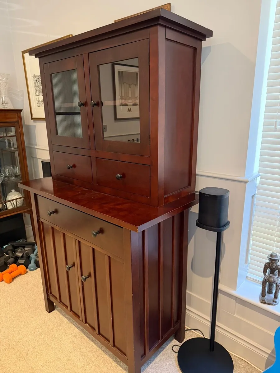 Crate & Barrel Display Cabinet / Dresser - Image 4