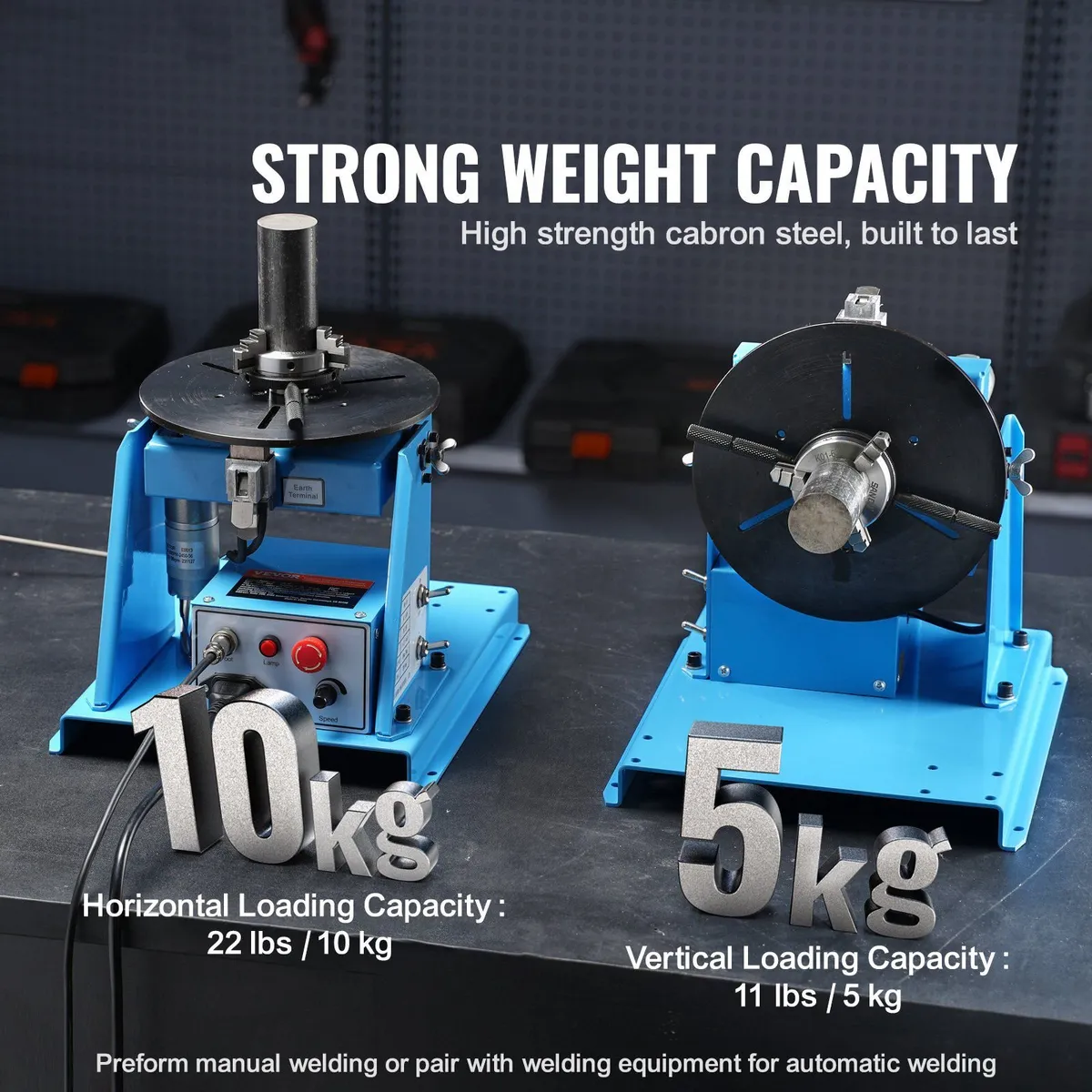 Rotary Welding Positioner 10KG with 8.1 Inch 3-Jaw - Image 2