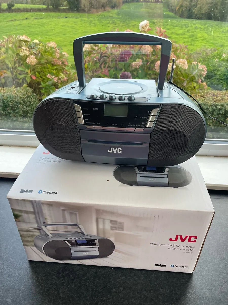 JVC Wireless Boombox Radio with Cassette - Image 2