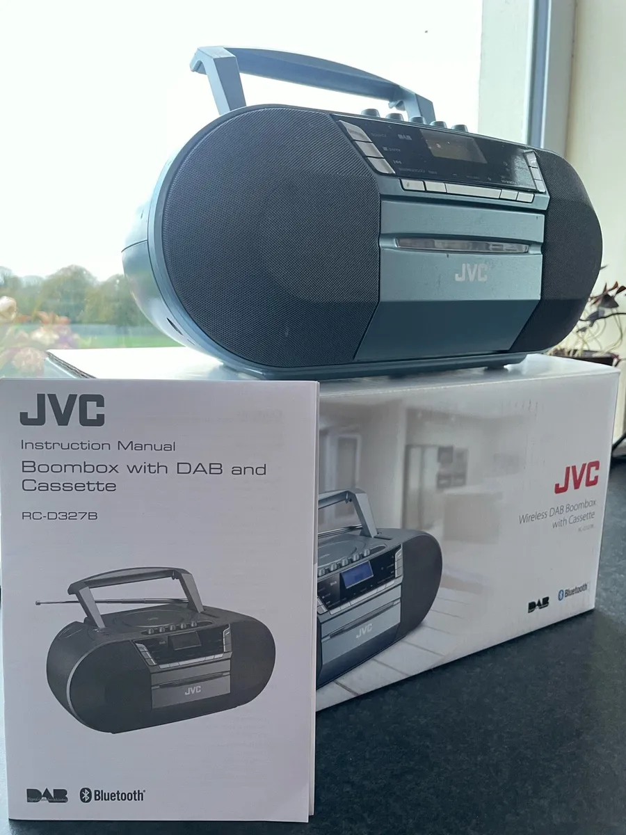 JVC Wireless Boombox Radio with Cassette - Image 3