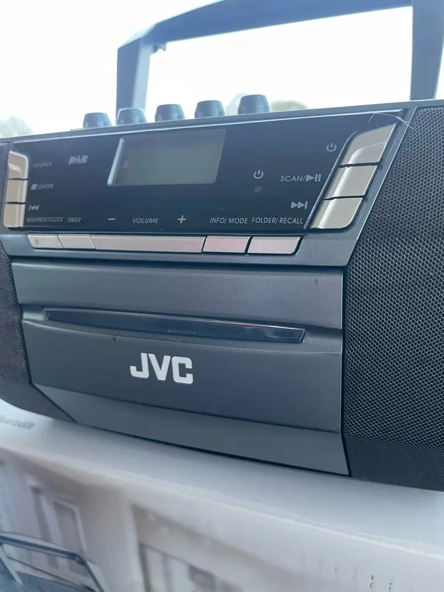 JVC Wireless Boombox Radio with Cassette - Image 4