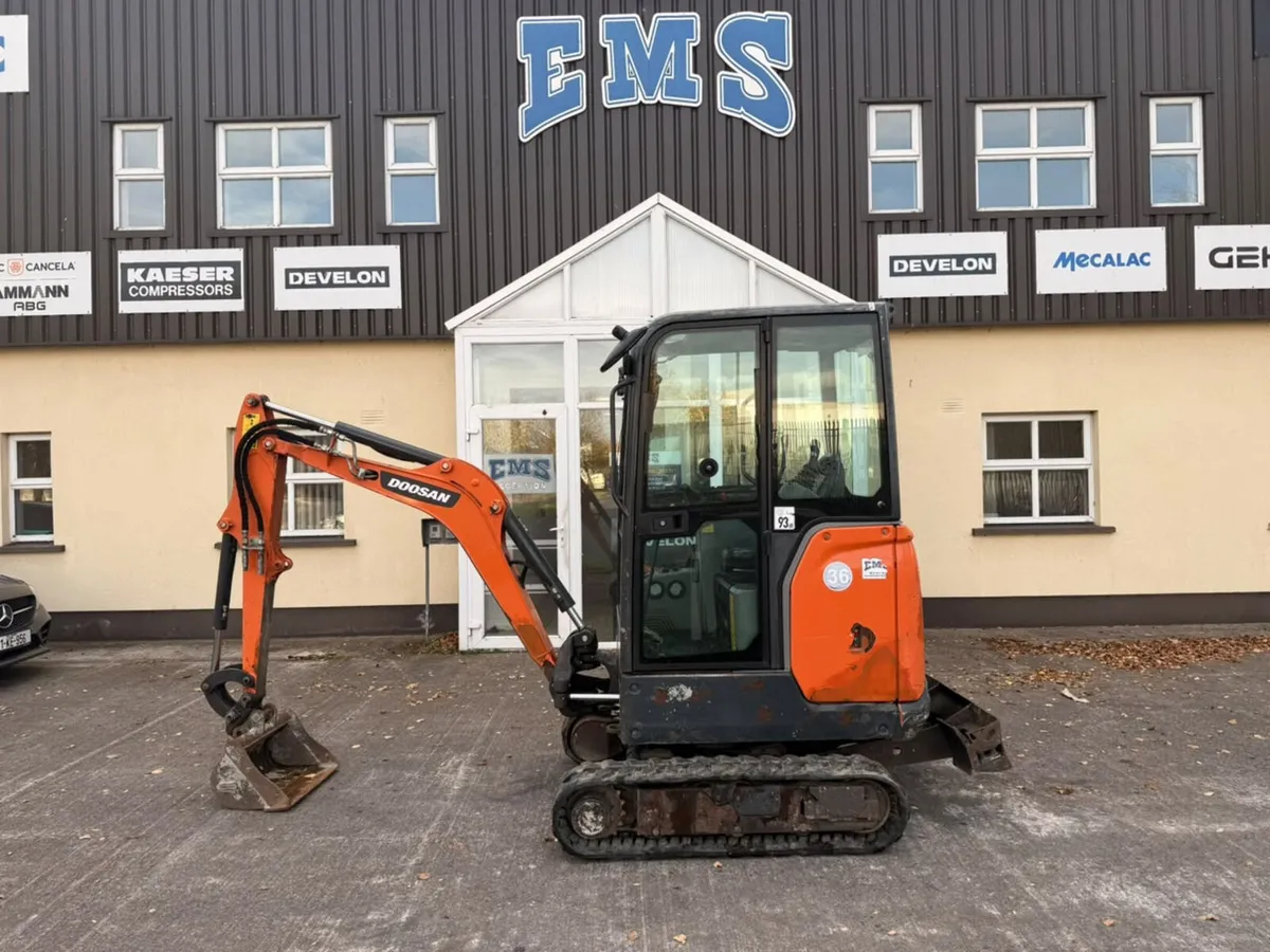 2018 Doosan DX19  2Ton Excavator - Image 1