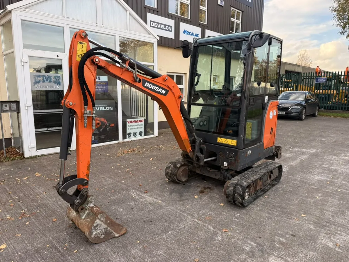 2018 Doosan DX19  2Ton Excavator - Image 2