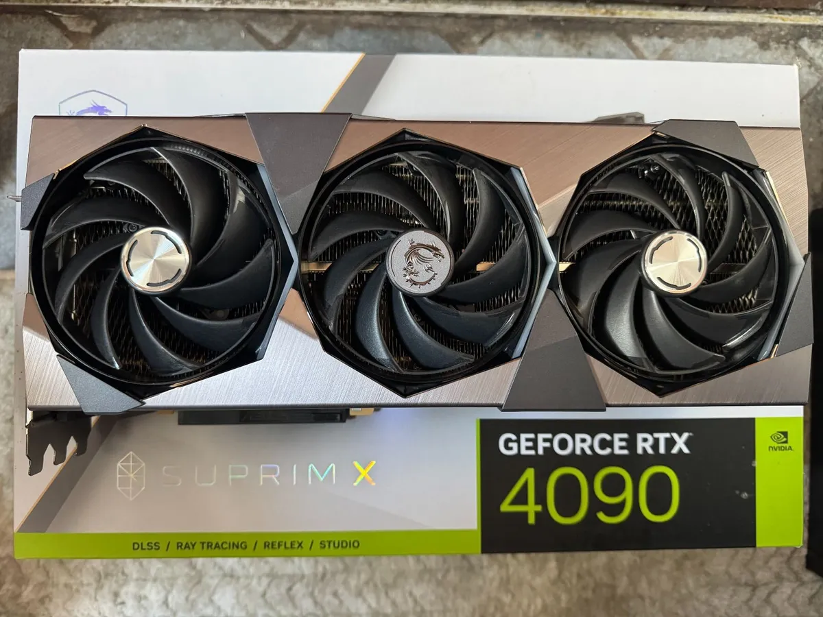 MSI GeForce RTX 4090 SUPRIM X 24G - USED WITH BOX - Image 1