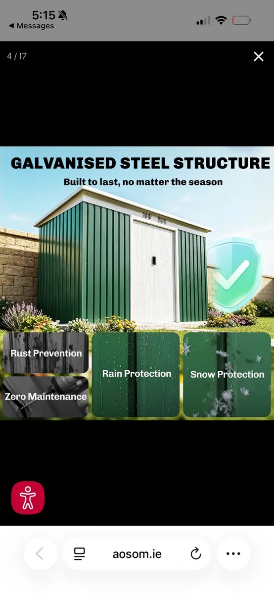 Steel Garden shed - Image 1