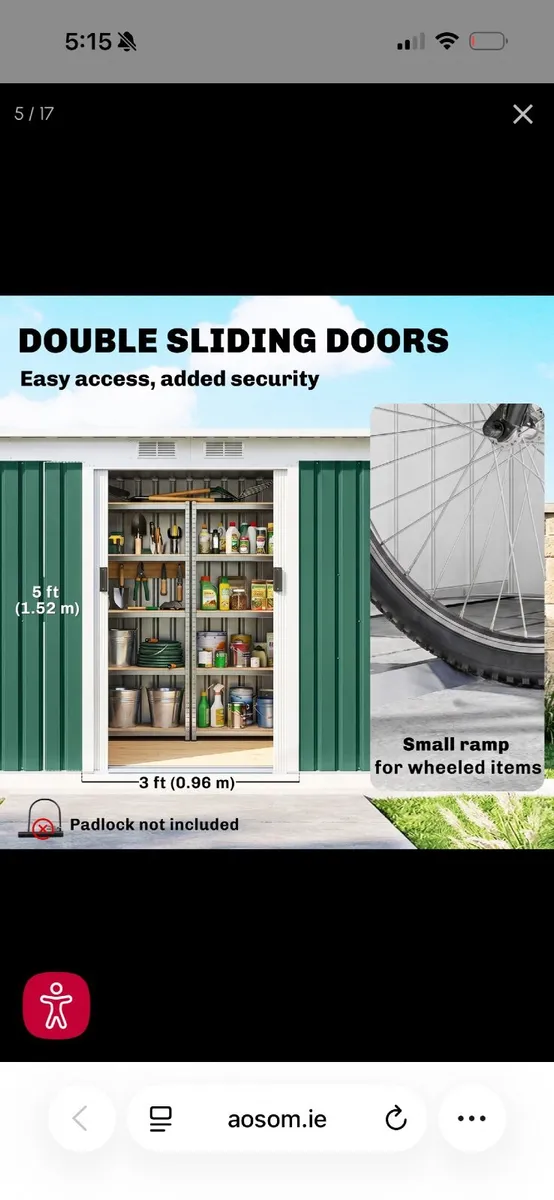 Steel Garden shed - Image 4