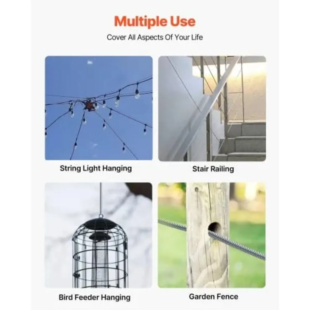 T316 Stainless Steel Cable 3.2 mm 7x7 Steel Wire R - Image 4