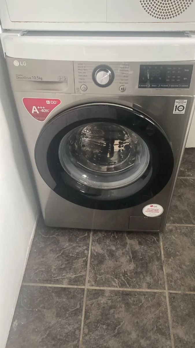 LG 10.5kg Washing Machine – Graphite Finish - Image 1
