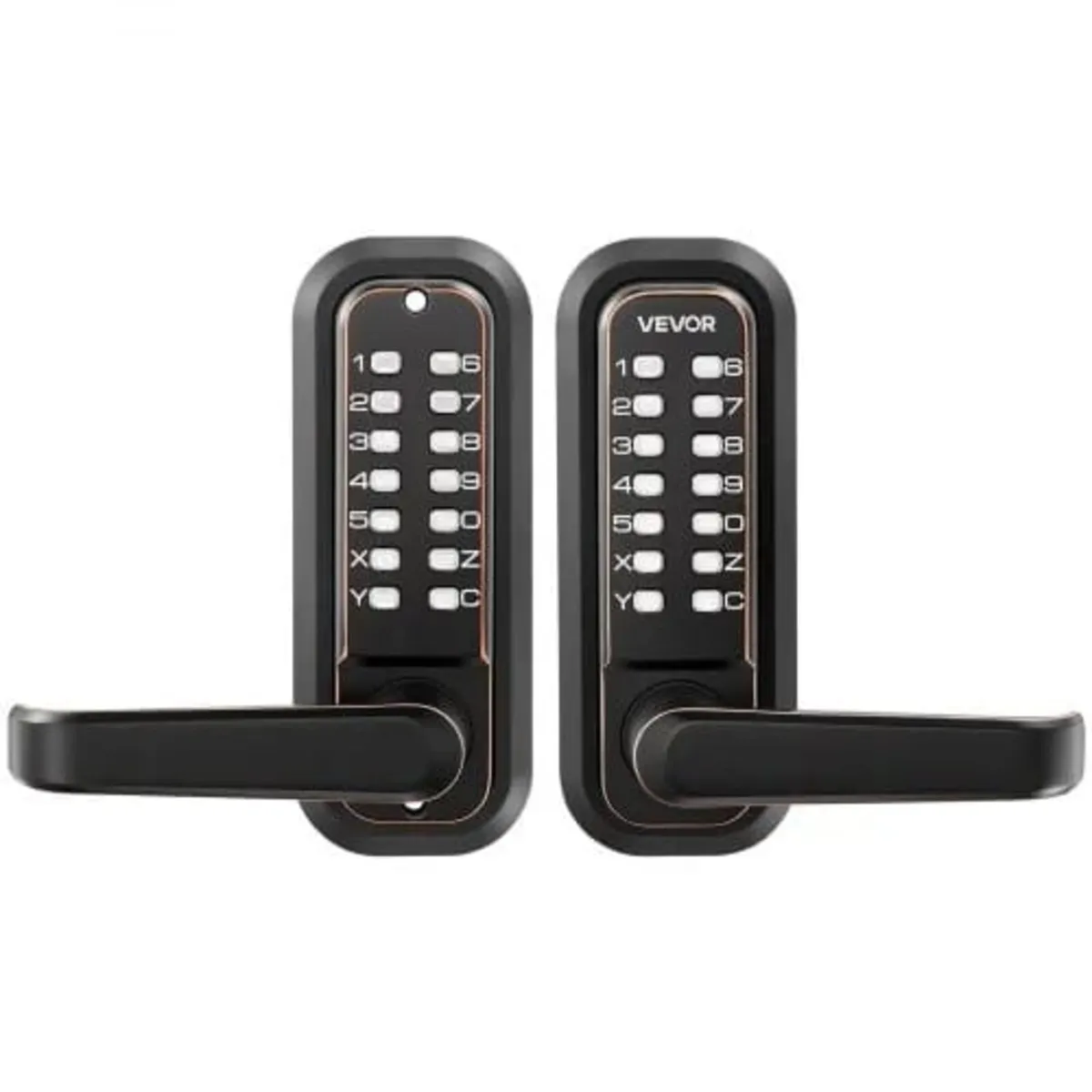 Mechanical Keyless Entry Door Lock, 2.0 Code Upgra - Image 1