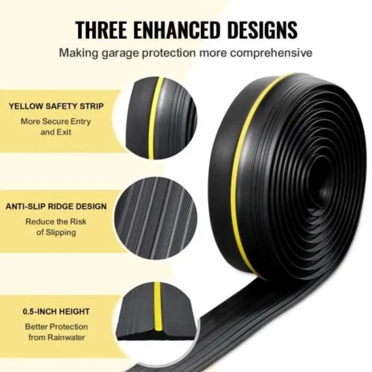 Garage Door Threshold Seal Strip, 16.5 FT Universa - Image 2