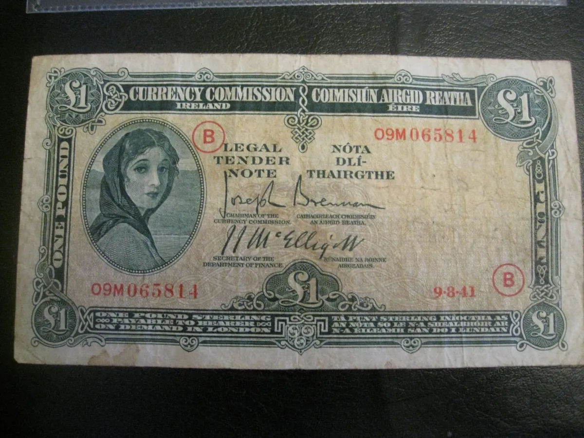Lady Lavery 1 Pound War Code B - Various Prices - Image 1