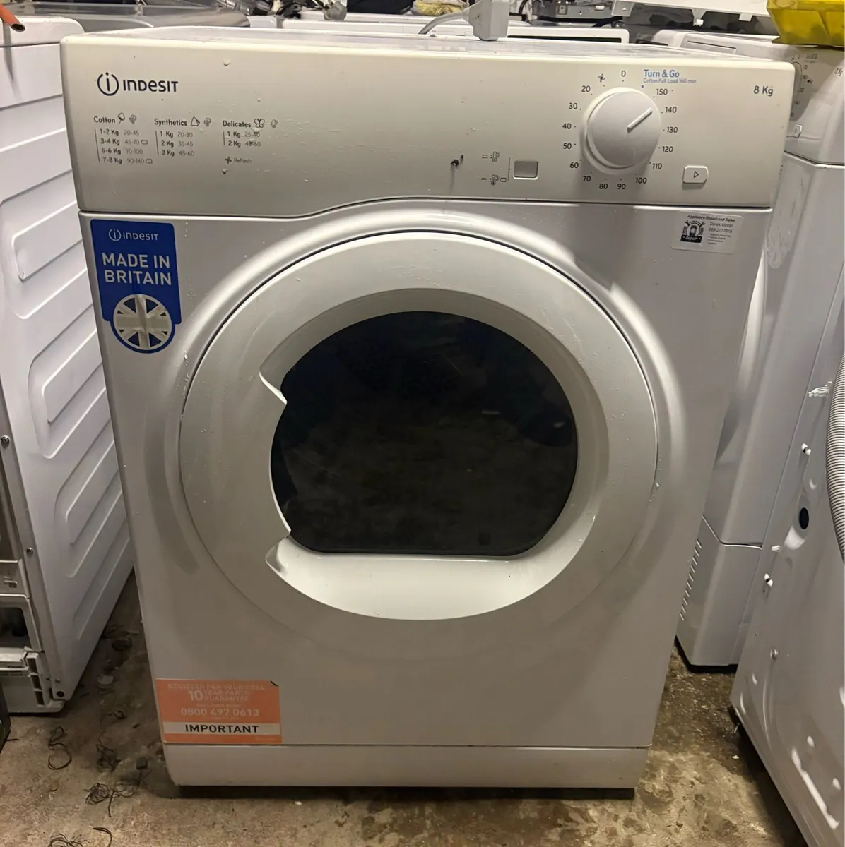 Indesit Vented Dryer - 8kg Drum