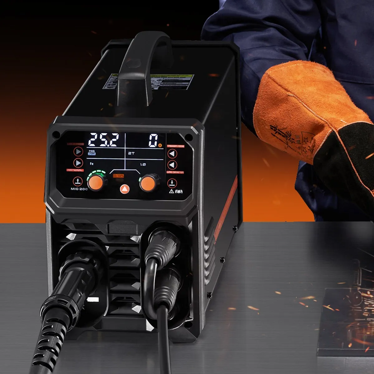 Synergic MIG Welding Machine 200A 4-in-1 Gas - Image 2
