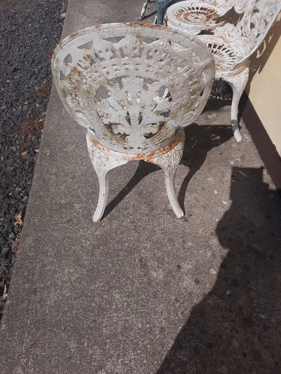 Antique garden chairs - Image 4