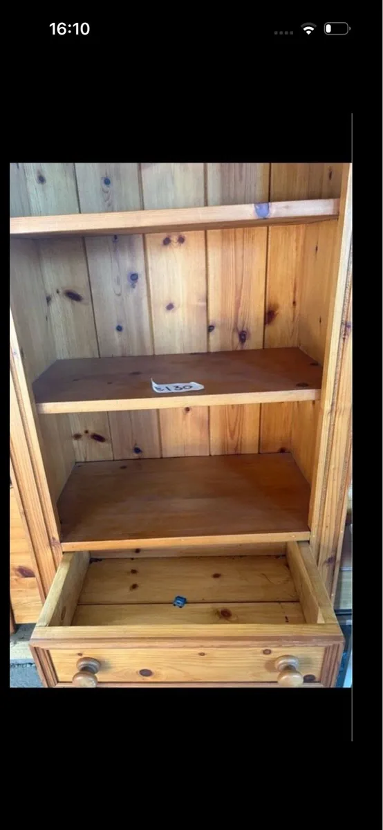 Pine book case /wine rack - Image 3