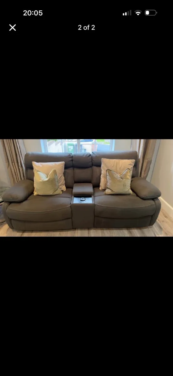 Harvey Norman 3 and 2 seater reclining sofa - Image 1