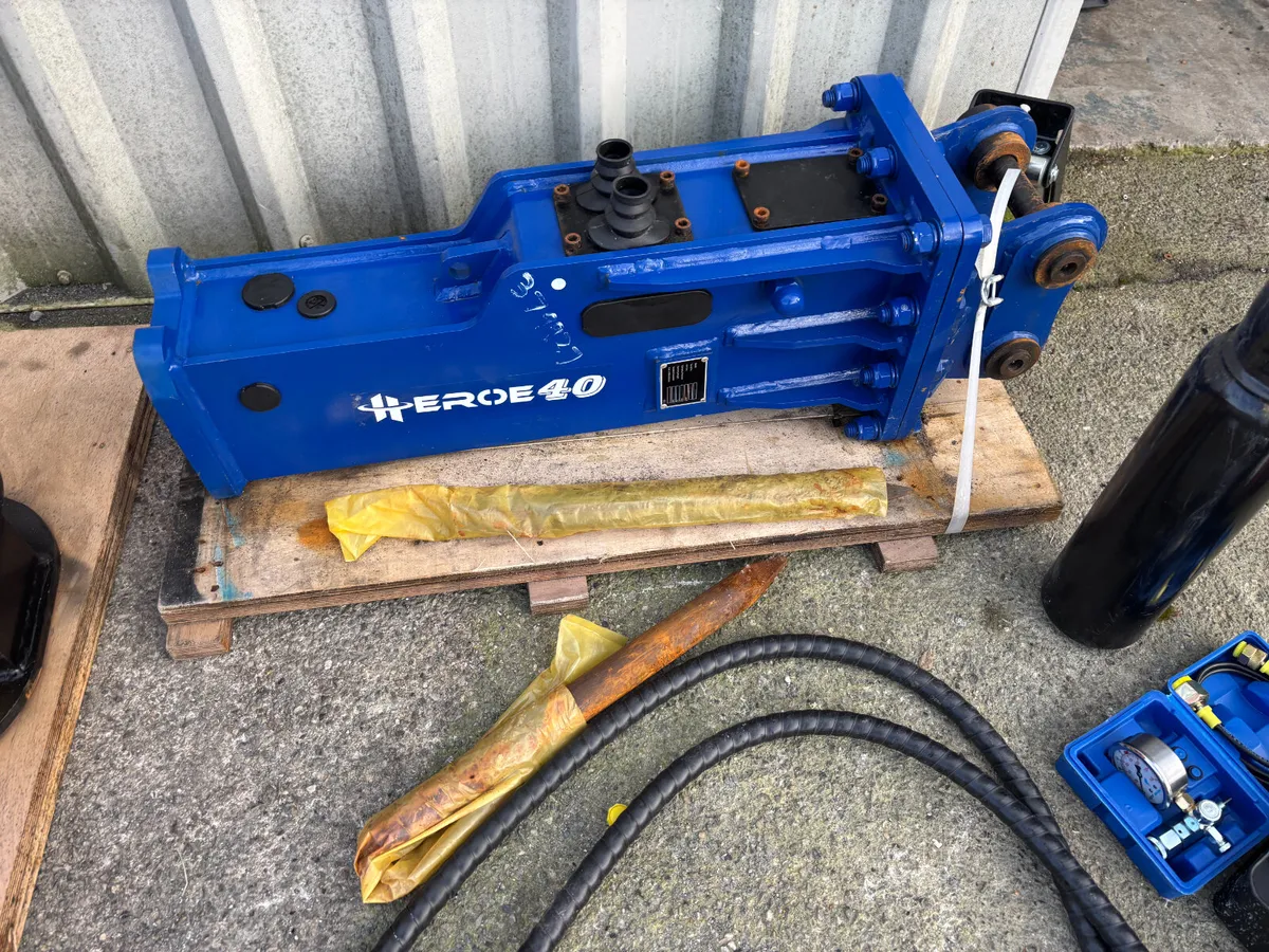 NEW HERO 40 HEAVY-DUTY HYDRAULIC BREAKER - Image 4