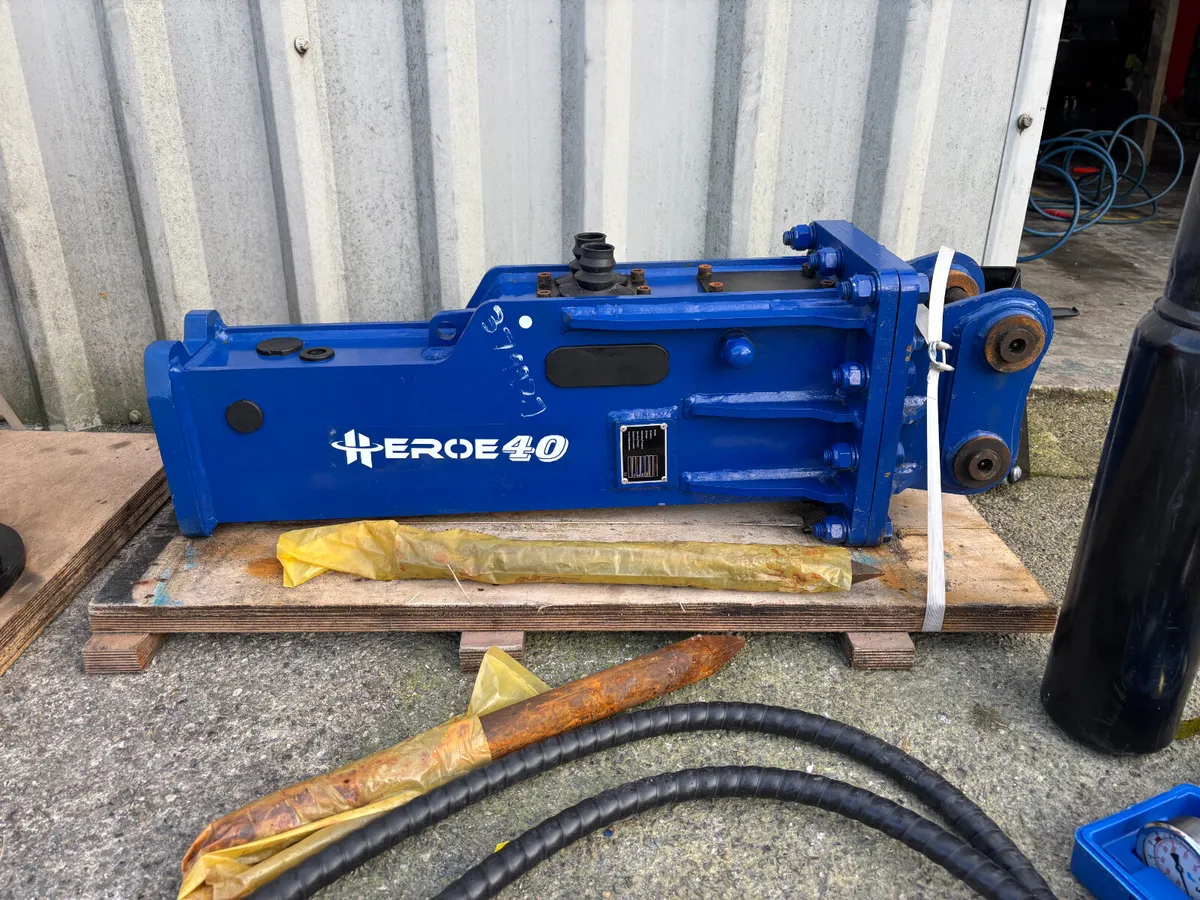 NEW HERO 40 HEAVY-DUTY HYDRAULIC BREAKER - Image 1
