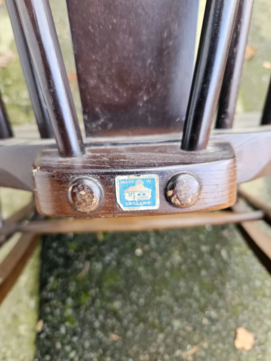 Vintage Retro Mid Century Ecrol Rocking Chair - Image 2