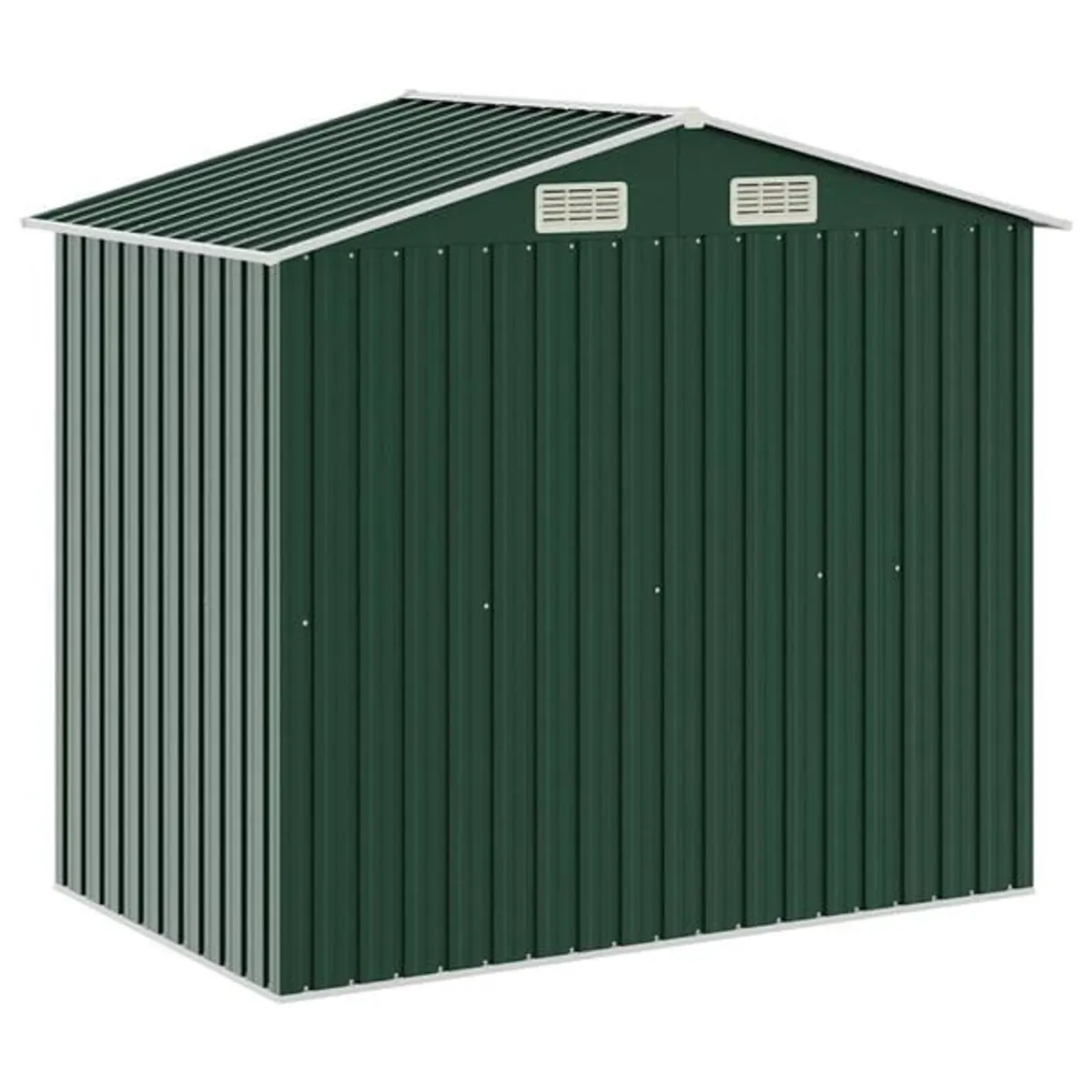 Garden Shed with Rack Green 205x130x183 cm Iron

D - Image 3