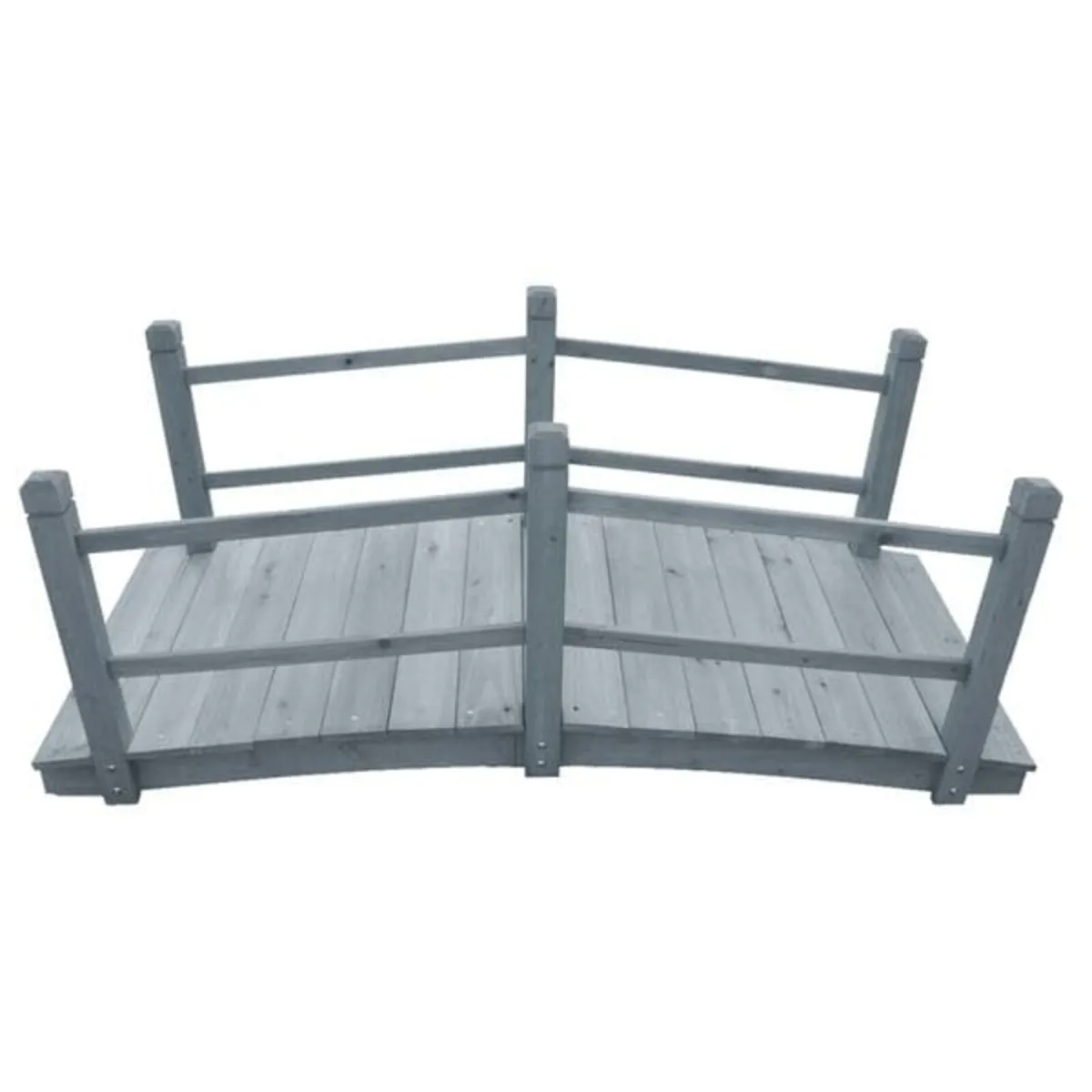 Garden Bridge Grey 140x60x56 cm Solid Firwood

Des - Image 2