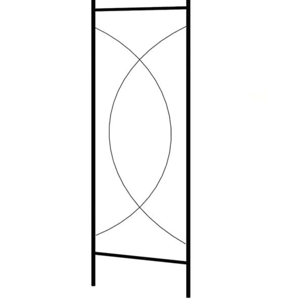 Garden Arch Black 150x34x240 cm Iron

Description - Image 4