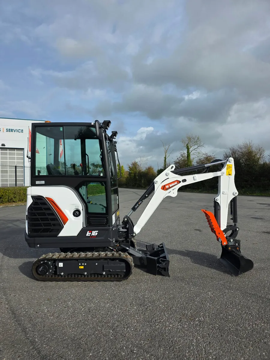 NEW Bobcat E16 Mini Digger | From €104 p/ week - Image 3