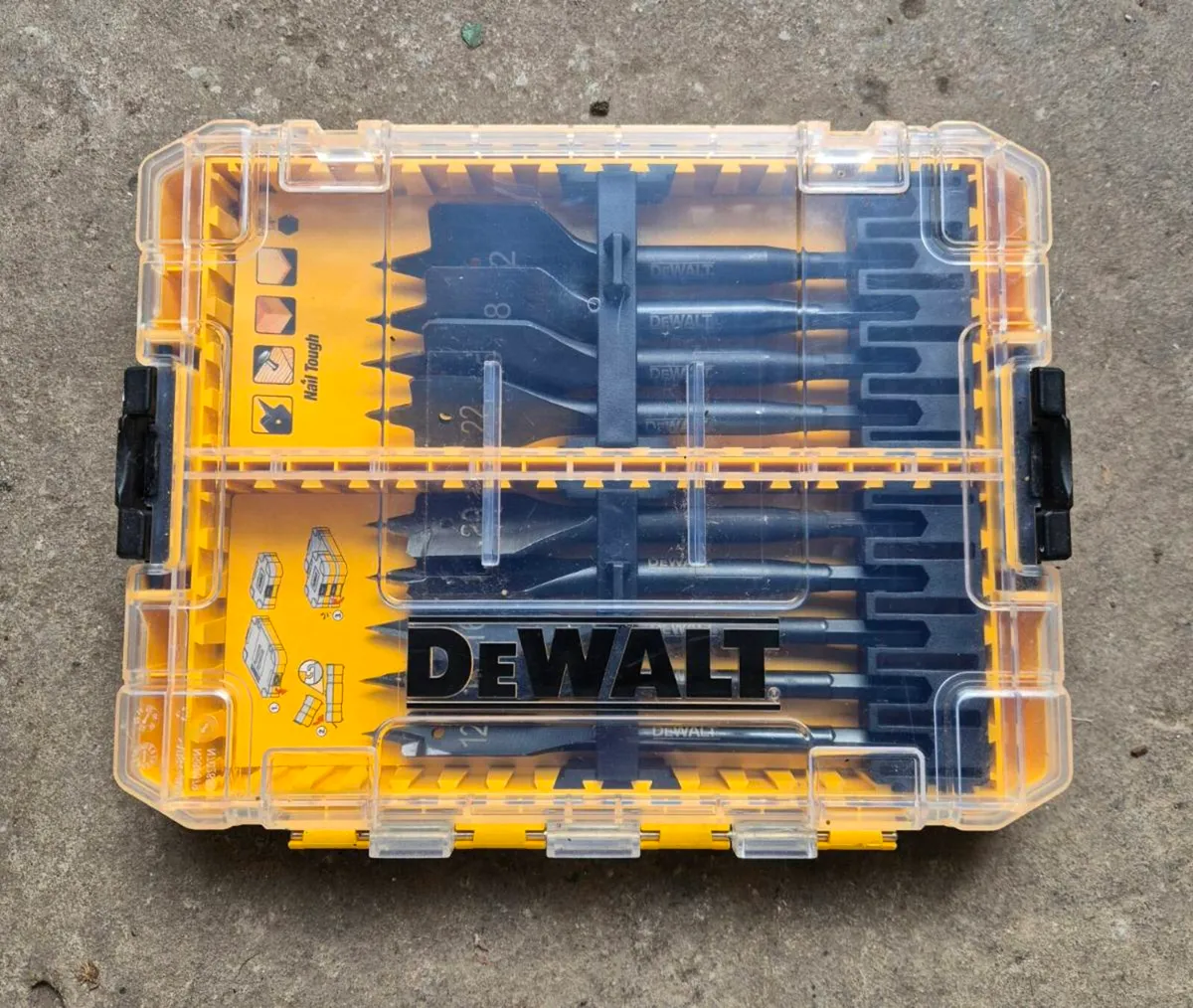 DeWalt Extreme Flat drill bit set