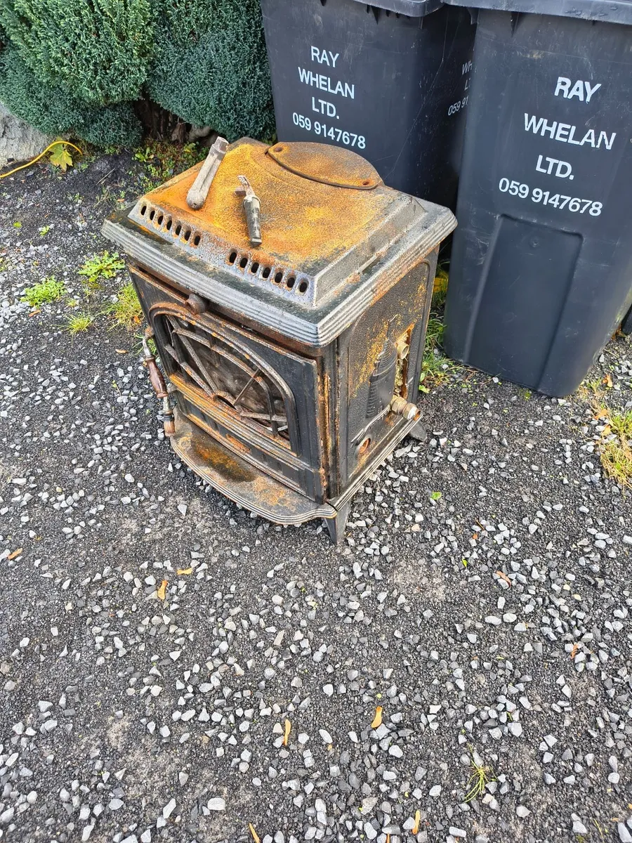 used stoves wood heater with backburner - Image 2