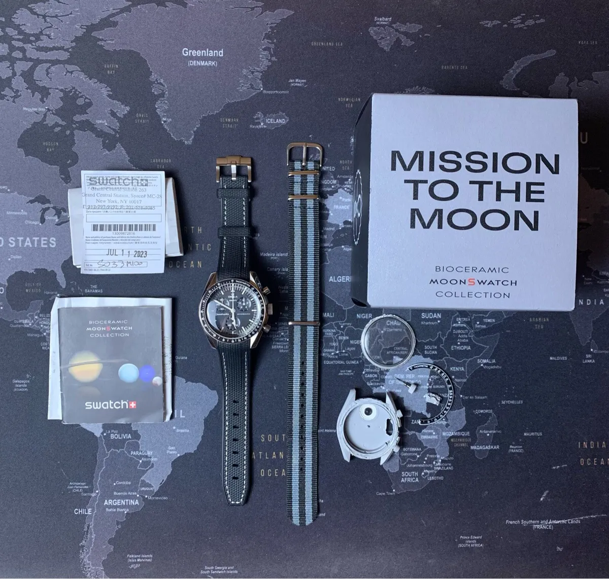 Omega Swatch MoonSwatch Speedmaster Metal Case Mod - Image 1