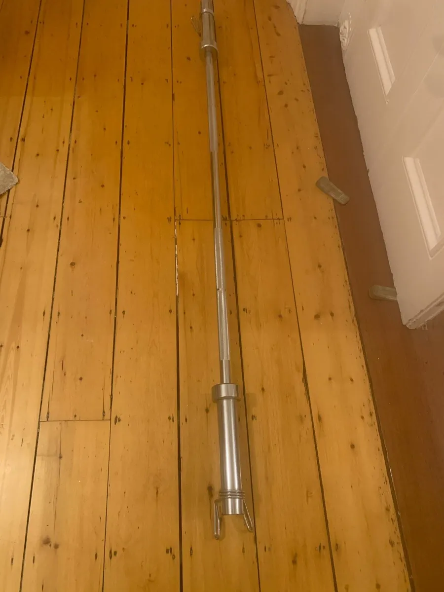 15KG 1.8 Meter Crome Barbell - Image 3