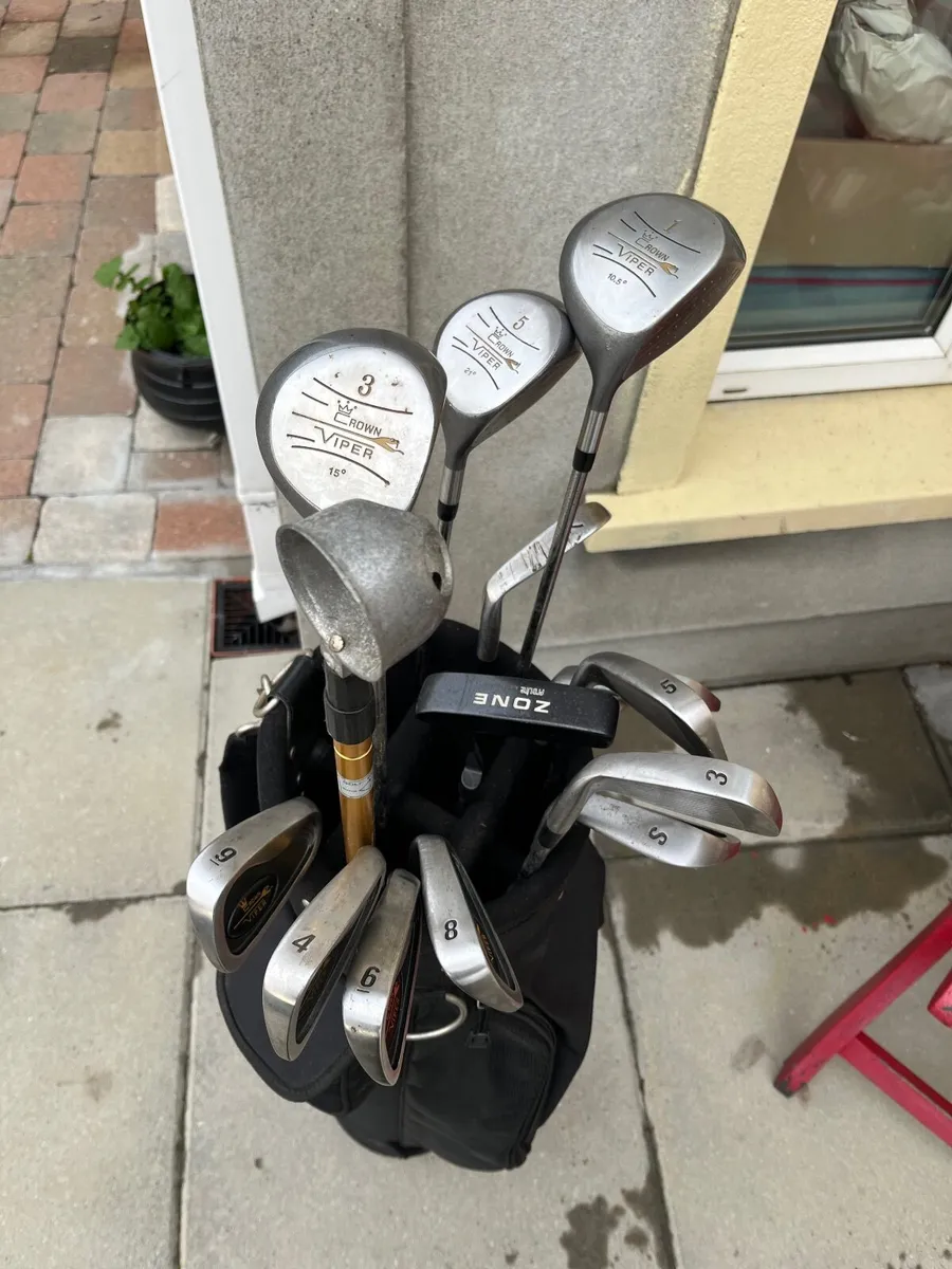 Viper crown Golf clubs with skymax bag & Trolley - Image 1