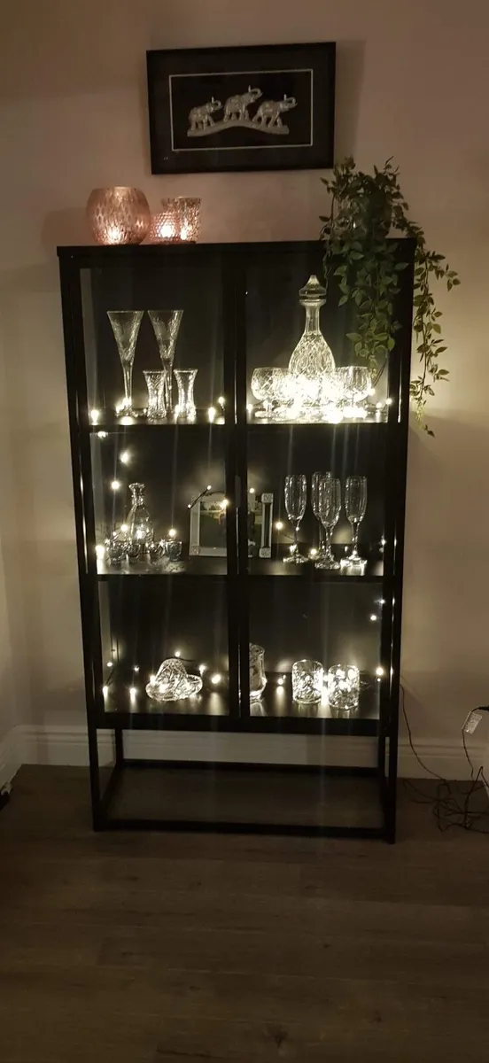 Black Jysk Glass Case - Image 1