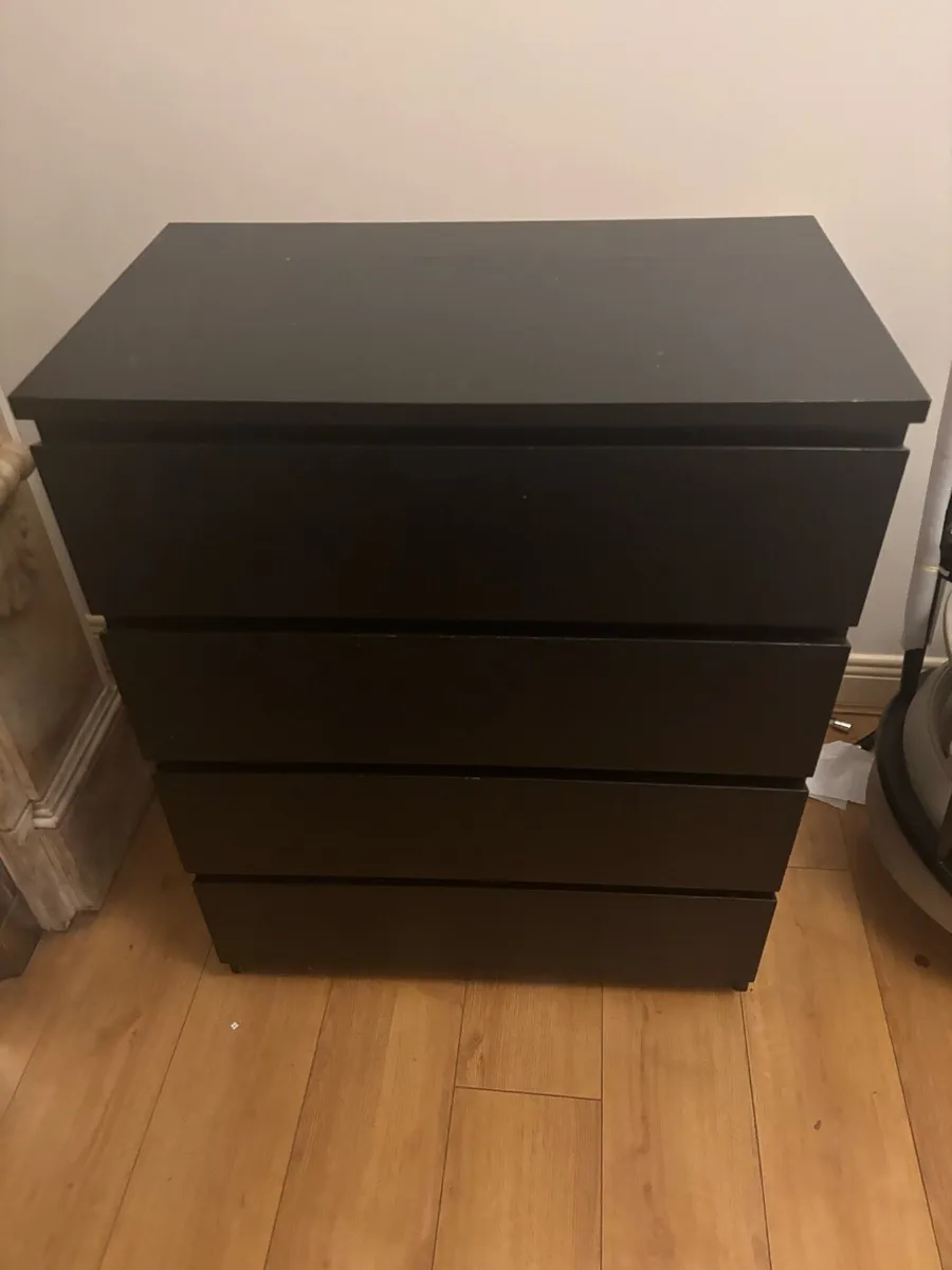 2 Ikea chest of drawers - Image 1