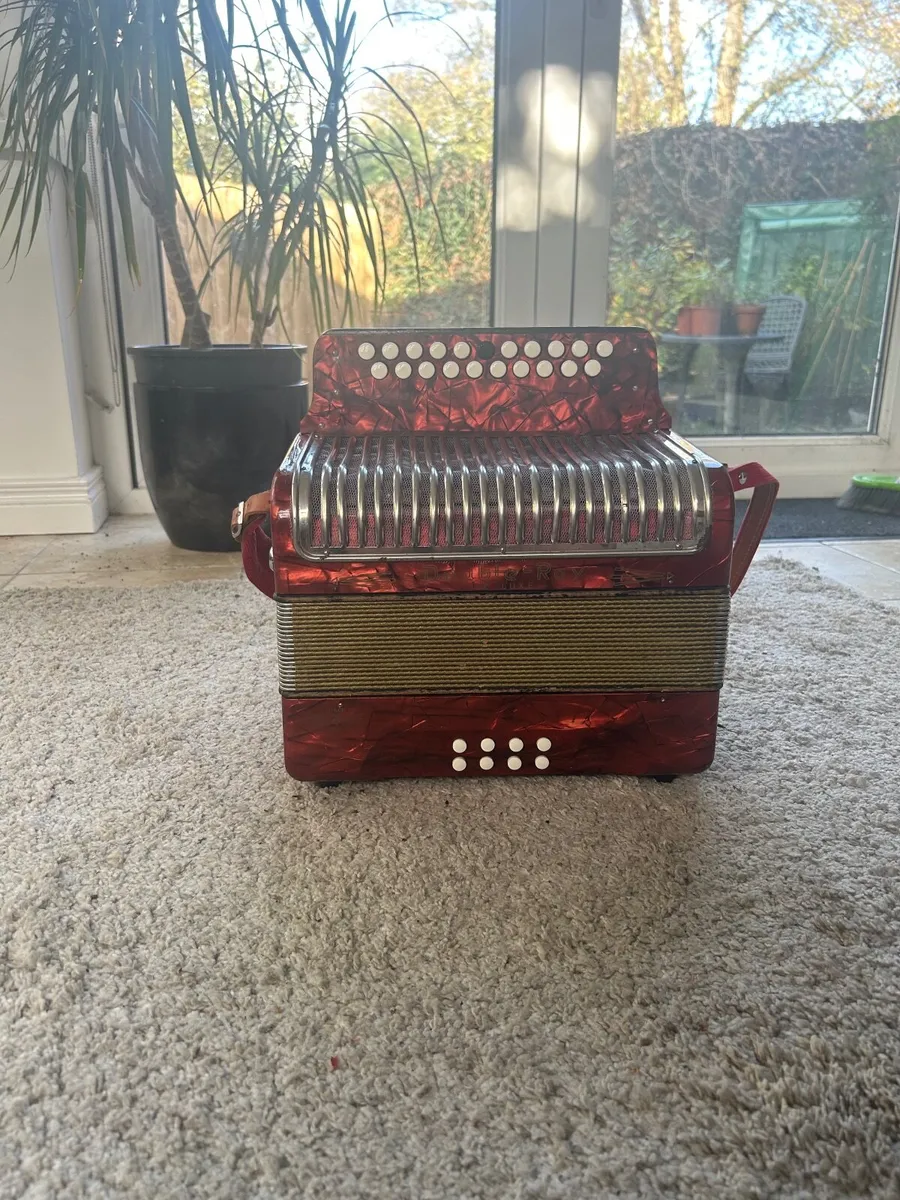 Button Accordion - Hohner Double Ray De Luxe B/C - Image 1