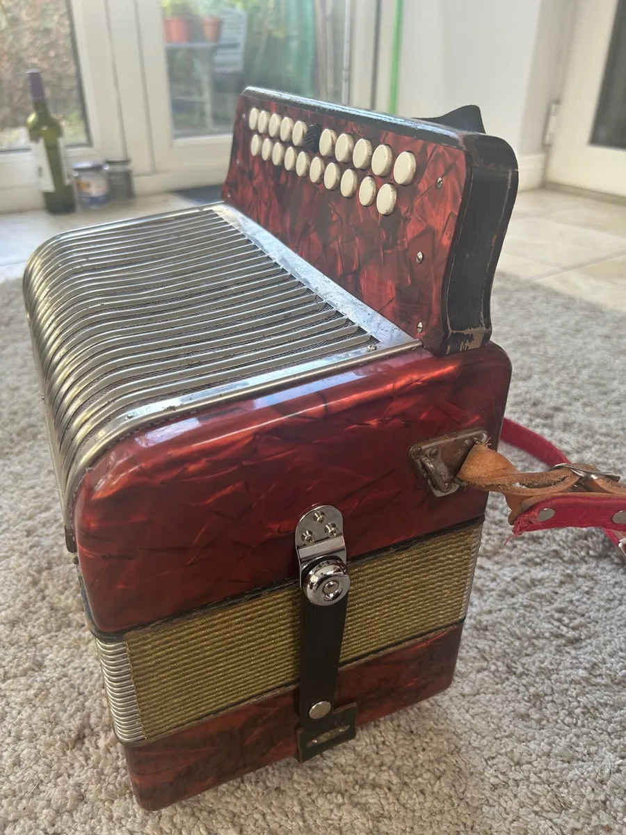 Button Accordion - Hohner Double Ray De Luxe B/C - Image 4