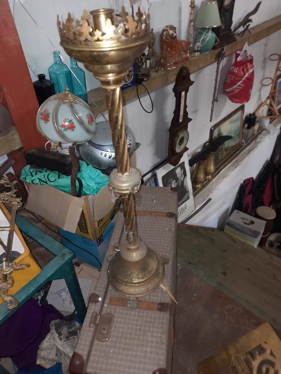 Antique candle holder - Image 1