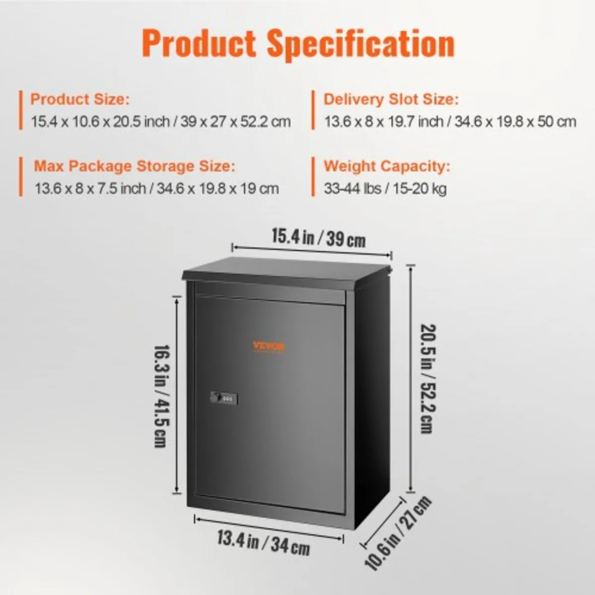 Package Delivery Boxes for Outside 39.1 x 26.9 x 5 - Image 3