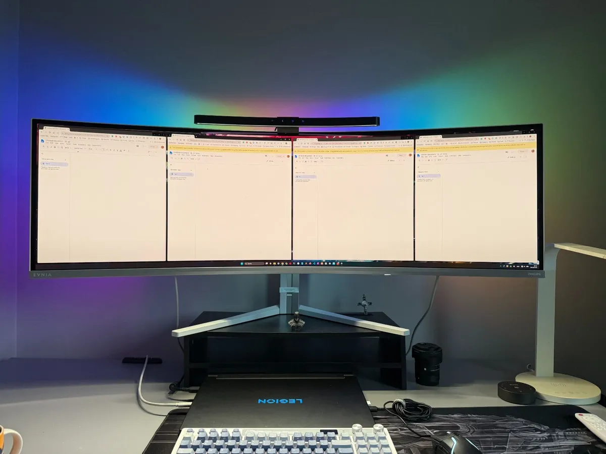 Philips Evnia 49" QD-OLED Curved Ultrawide Monitor - Image 4