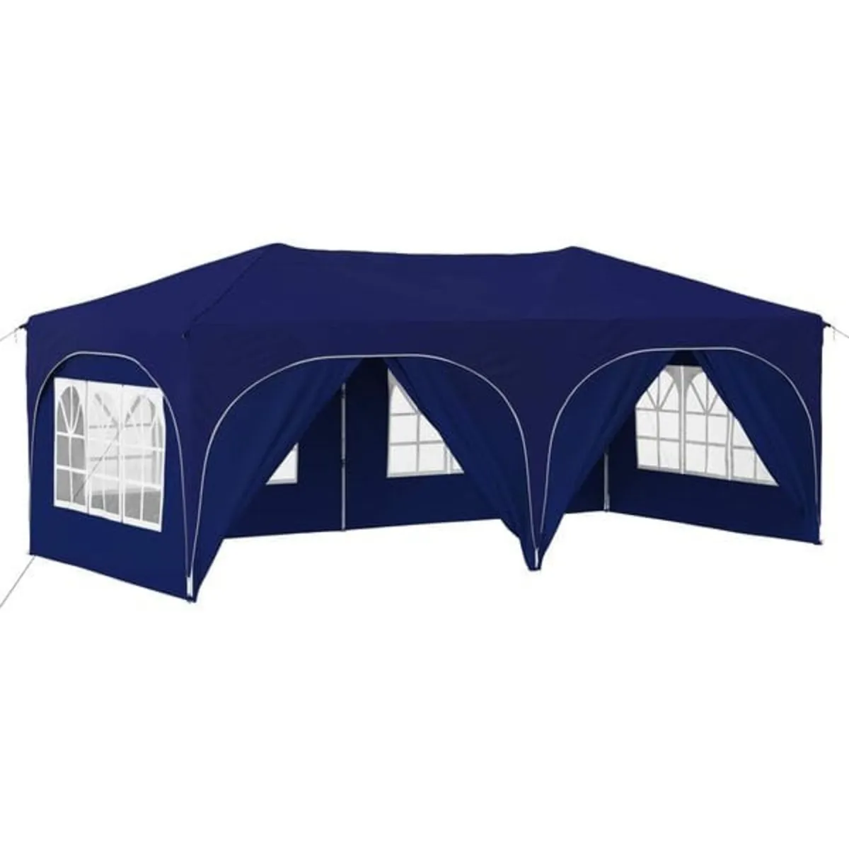 Pop-up Party Tent 574 x 289 x 245 cm Blue Oxford F - Image 1