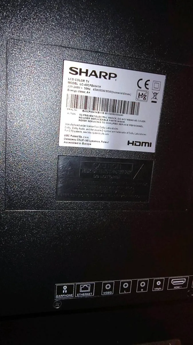 Sharp 40 inch HD LED TV - Image 4