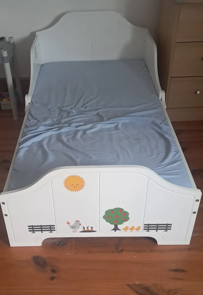 Nested Wooden Toddler bed - Image 1