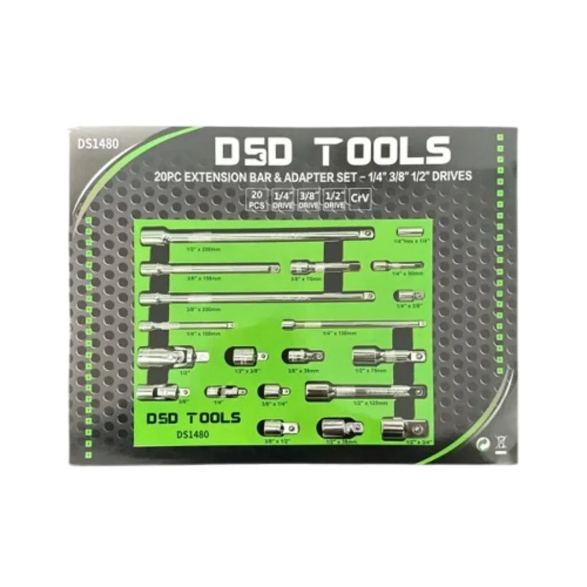🔧 DSD TOOLS 20PC EXTENSION BAR & ADAPTER SET 🔧 - Image 2