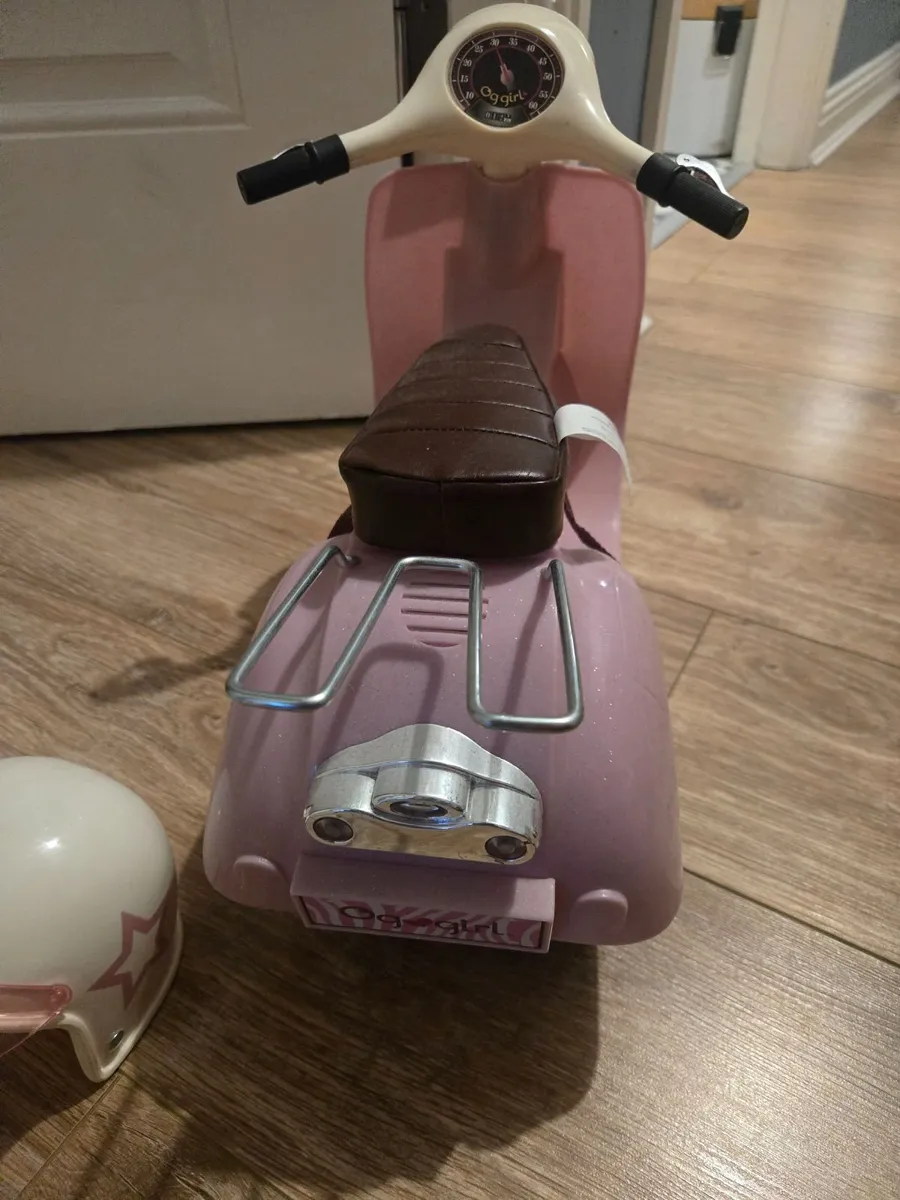 Our Generation moped and doll - Image 1