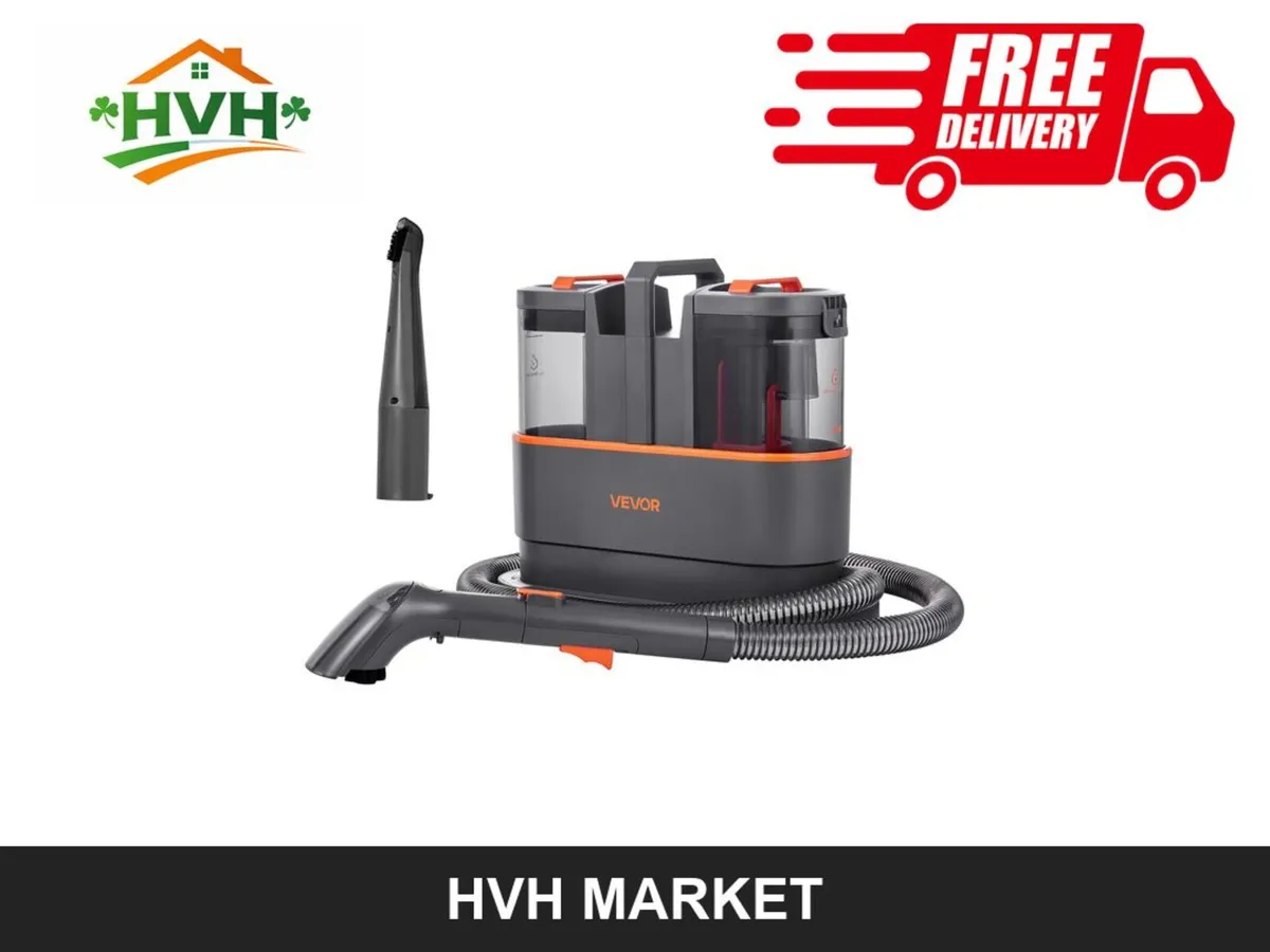 Portable Carpet & Upholstery Cleaner 450W - Image 1