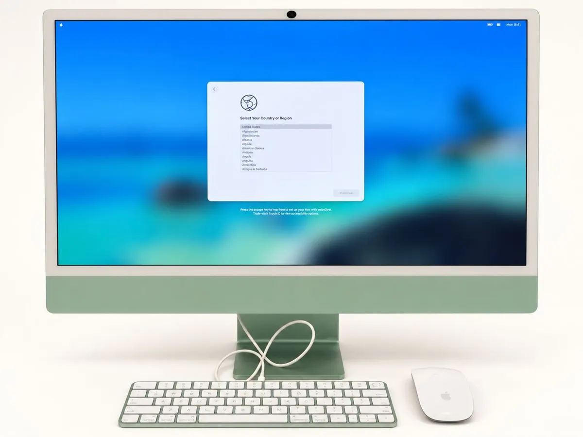 Apple iMac 24-inch M3 – Green – 8GB / 512GB - Image 1