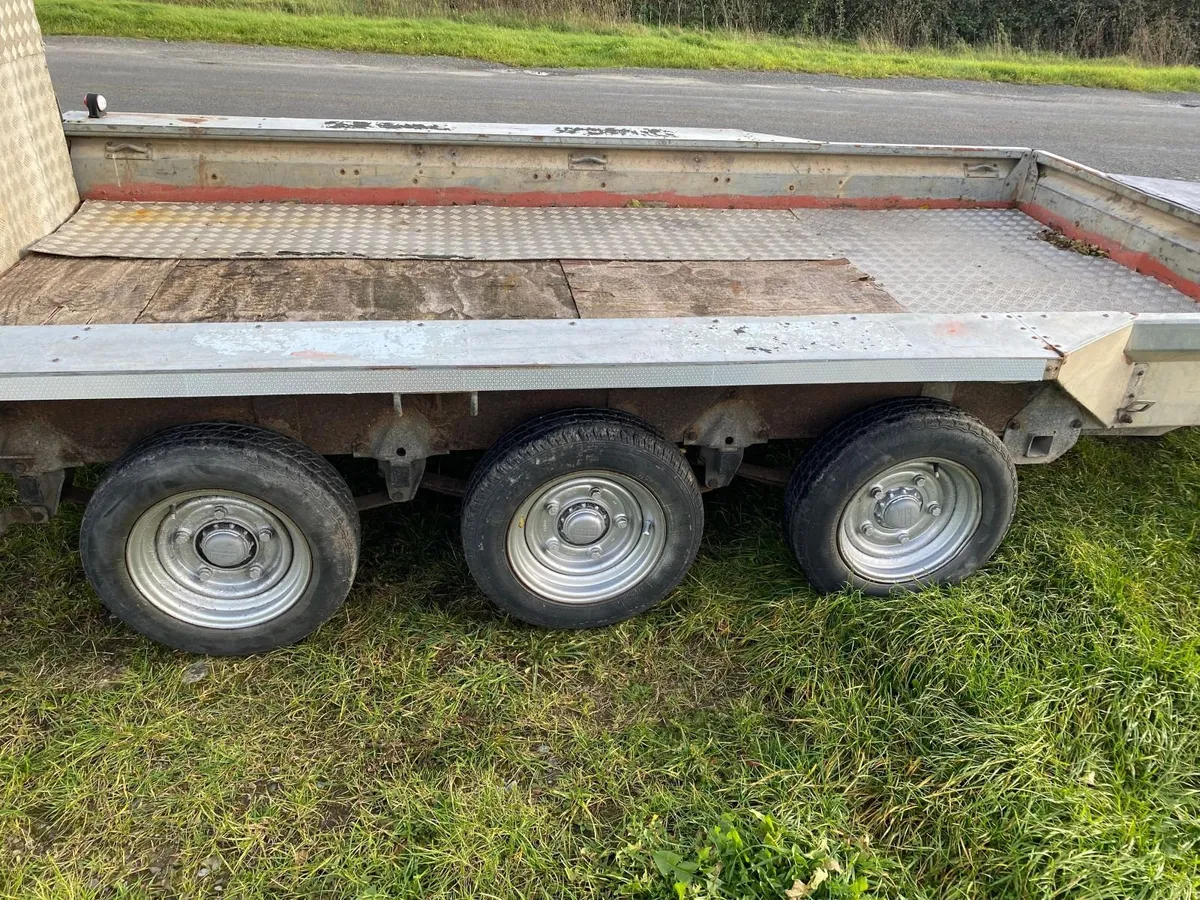 12 x 6  Ifor williams plant trailer - Image 4