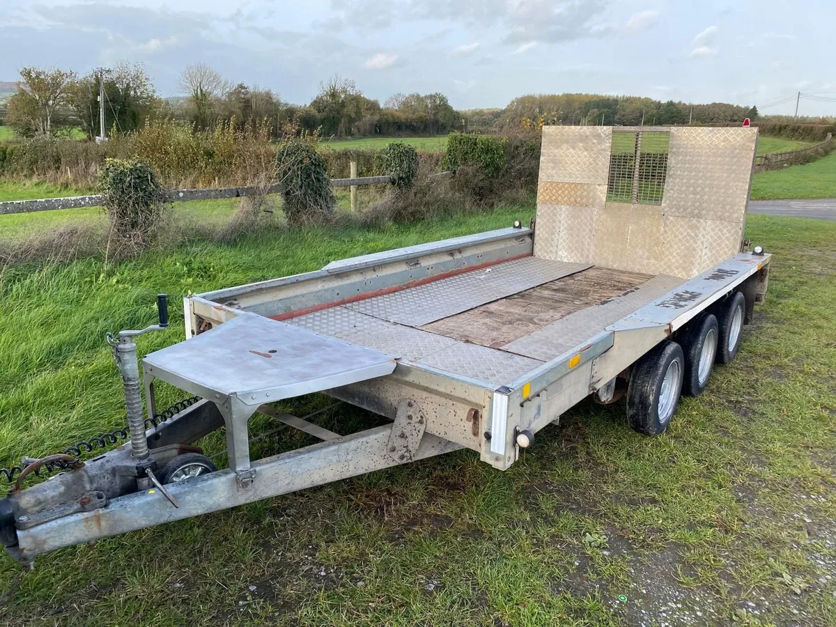 12 x 6  Ifor williams plant trailer - Image 1
