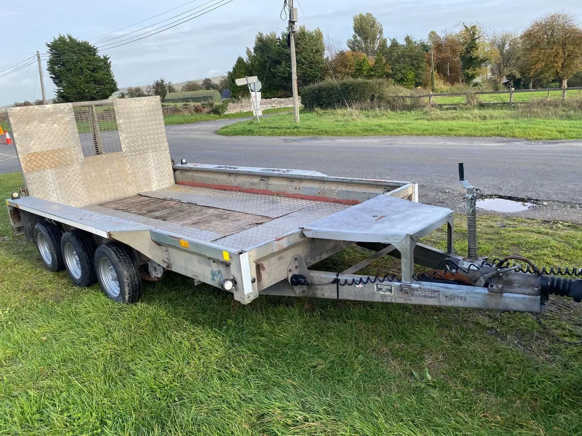 12 x 6  Ifor williams plant trailer - Image 2