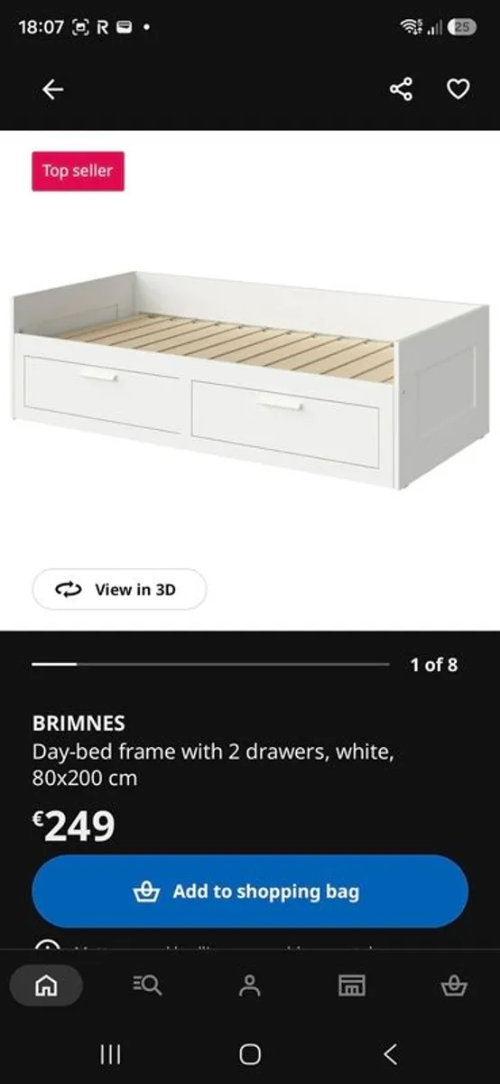 Ikea Brimnes Day Beds - Image 1